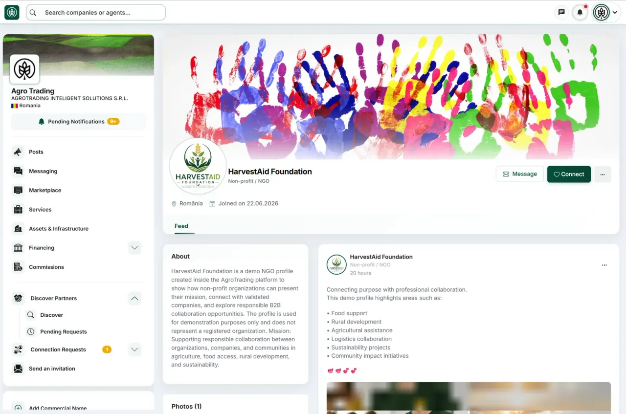 Ideella organisationer med sociala eller ekonomiska roller